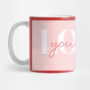 Love Yourself - Pink (Dark Background) Mug